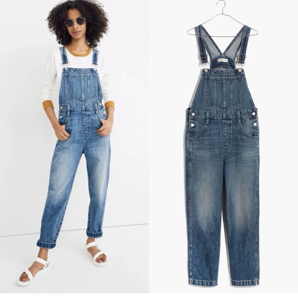 Madewell Classic Blue Denim Overalls
